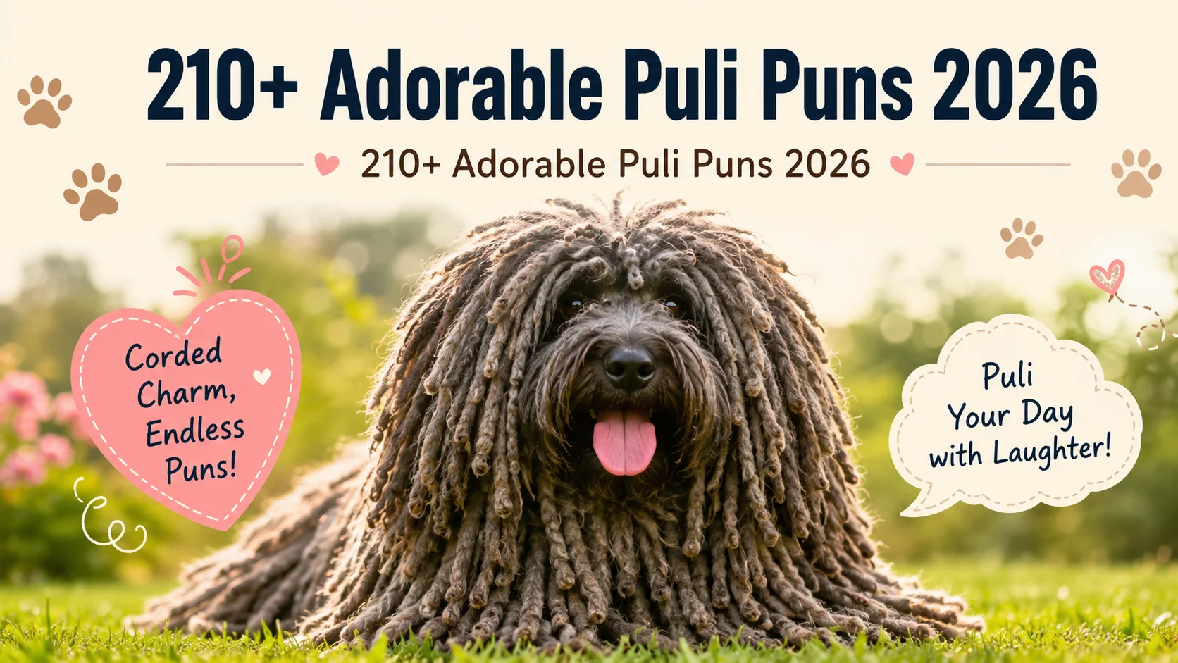 Adorable Puli Puns