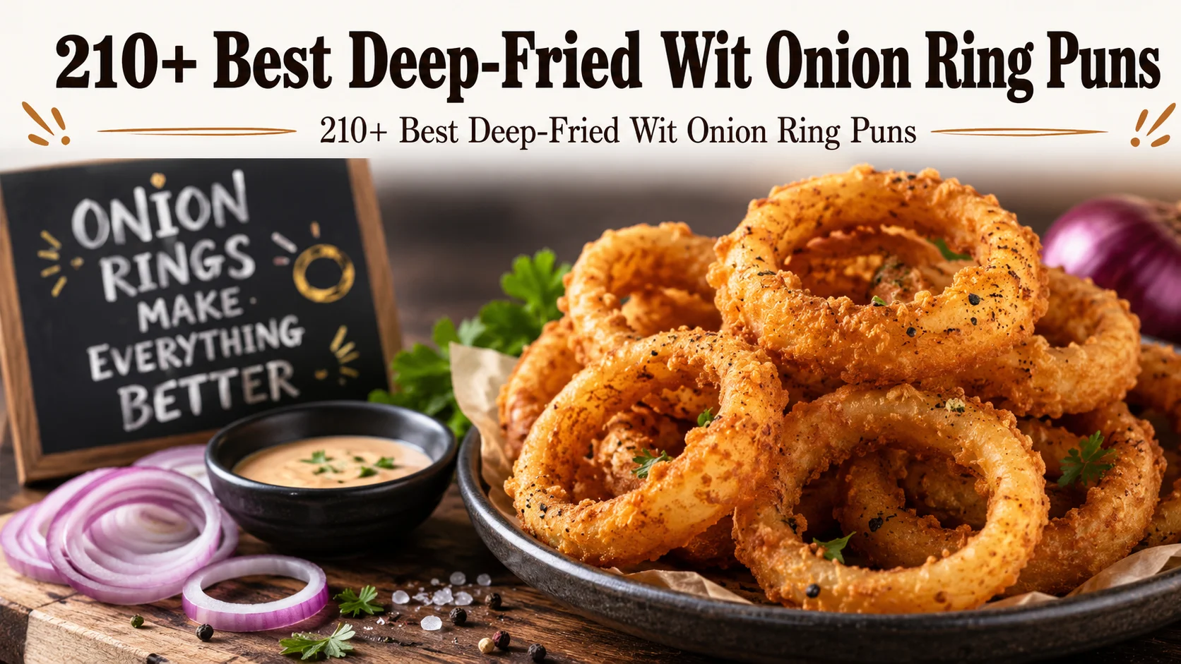 Best Deep-Fried Wit Onion Ring Puns