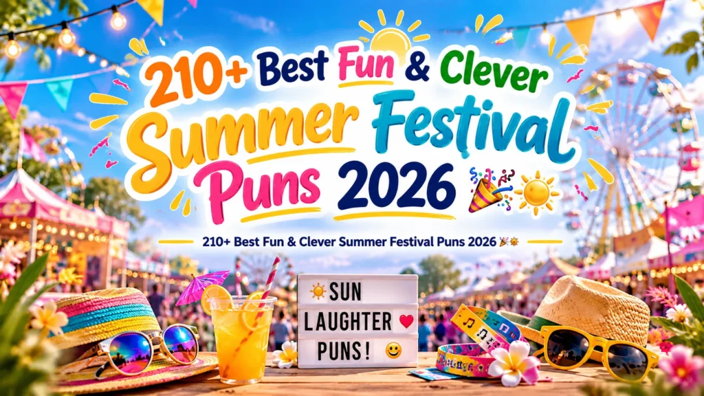 Best Fun & Clever Summer Festival Puns