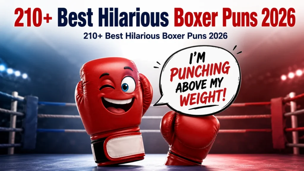 Best Hilarious Boxer Puns