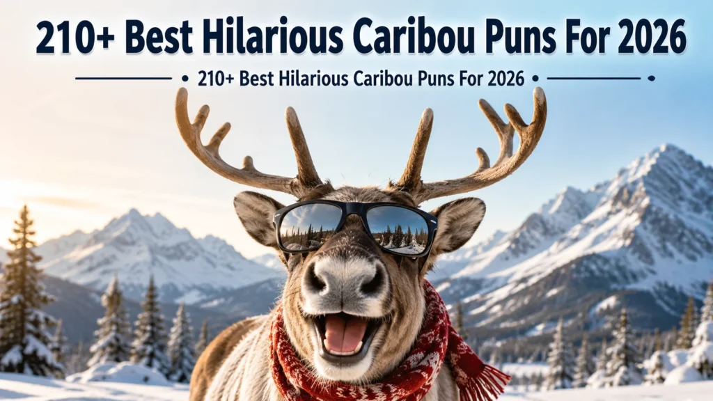 Best Hilarious Caribou Puns