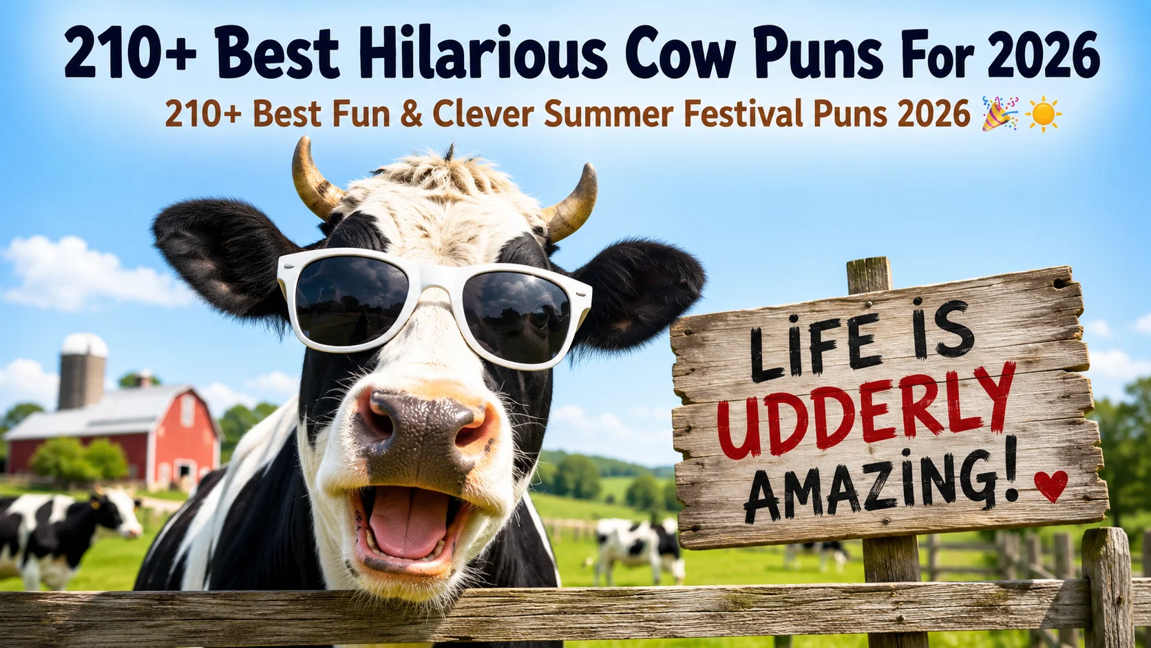 Best Hilarious Cow Puns