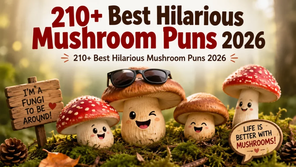 Best Hilarious Mushroom Puns