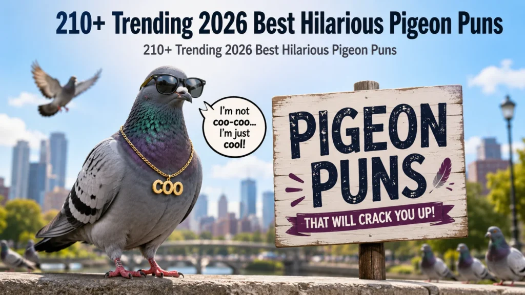 Best Hilarious Pigeon Puns