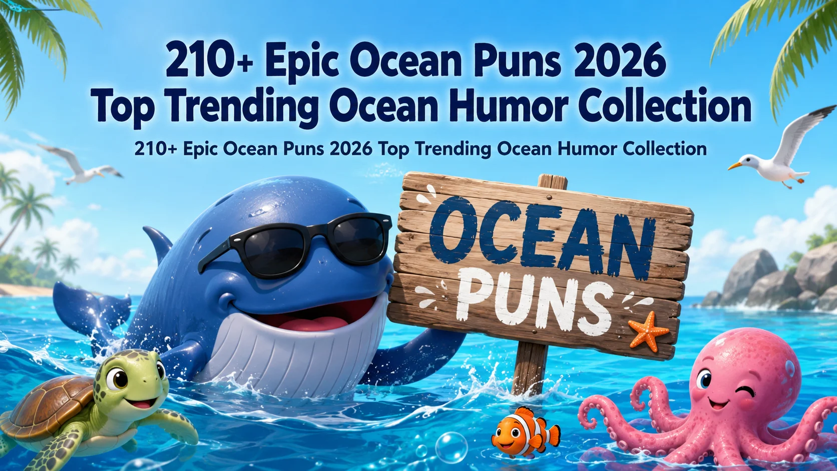 Epic Ocean Puns Trending Ocean Humor Collection
