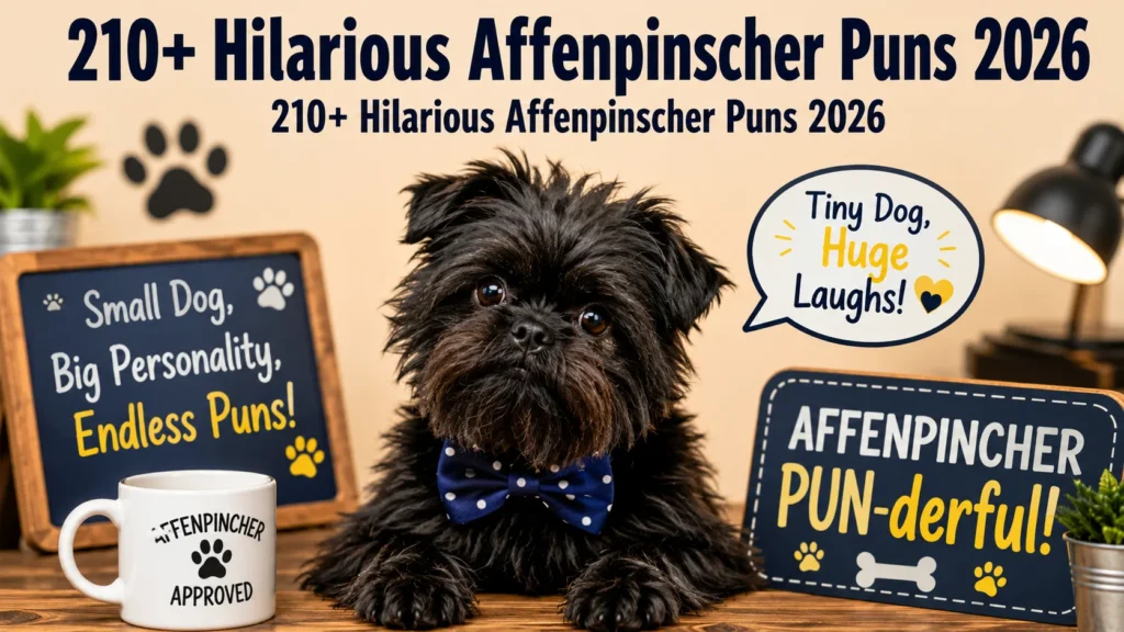 Hilarious Affenpinscher Puns