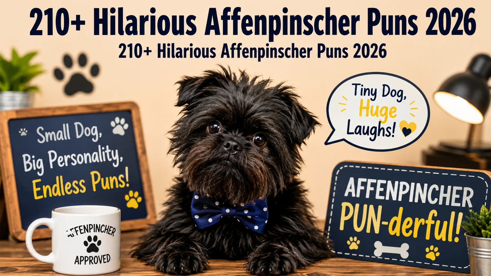 Hilarious Affenpinscher Puns