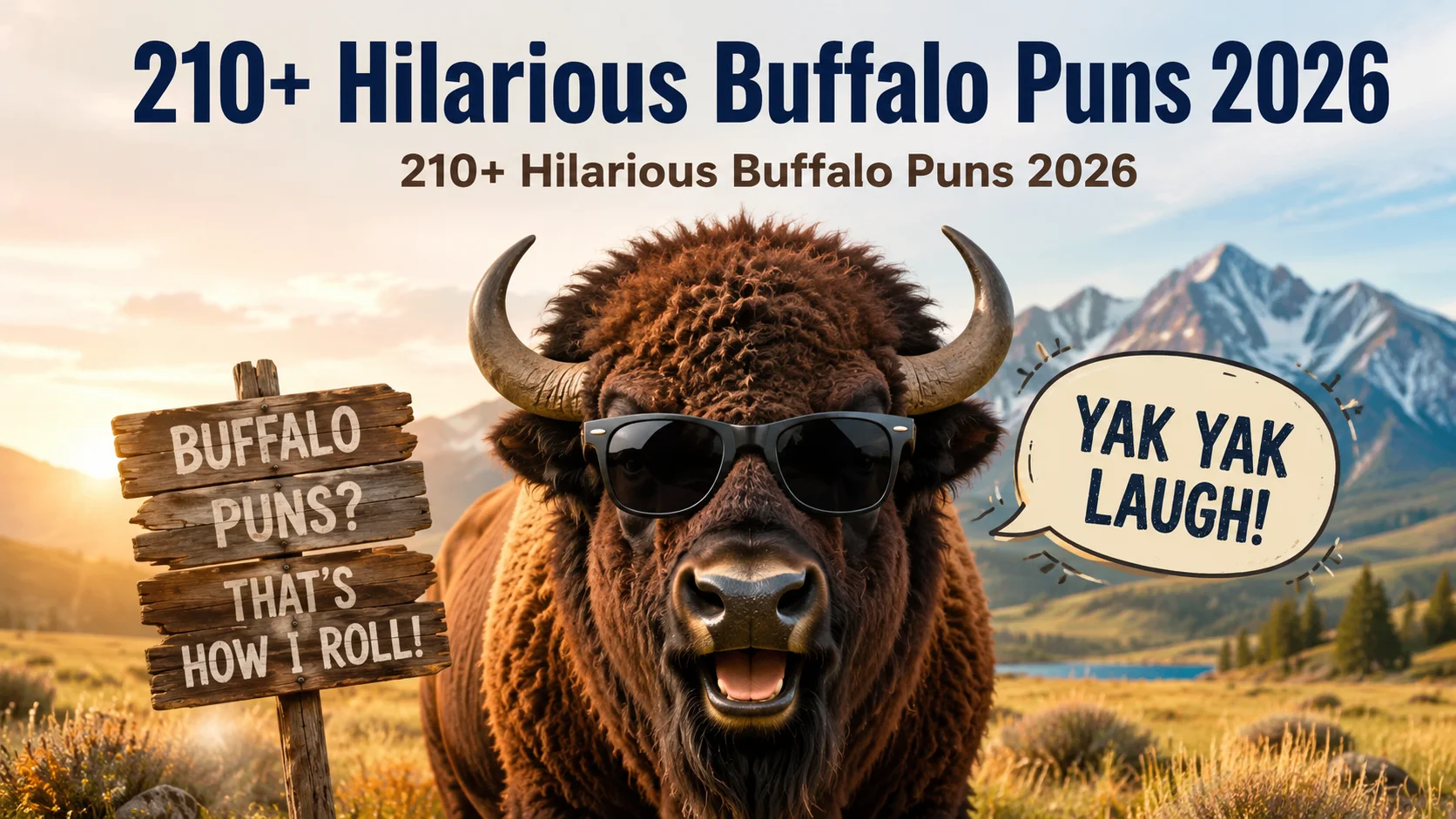 Hilarious Buffalo Puns