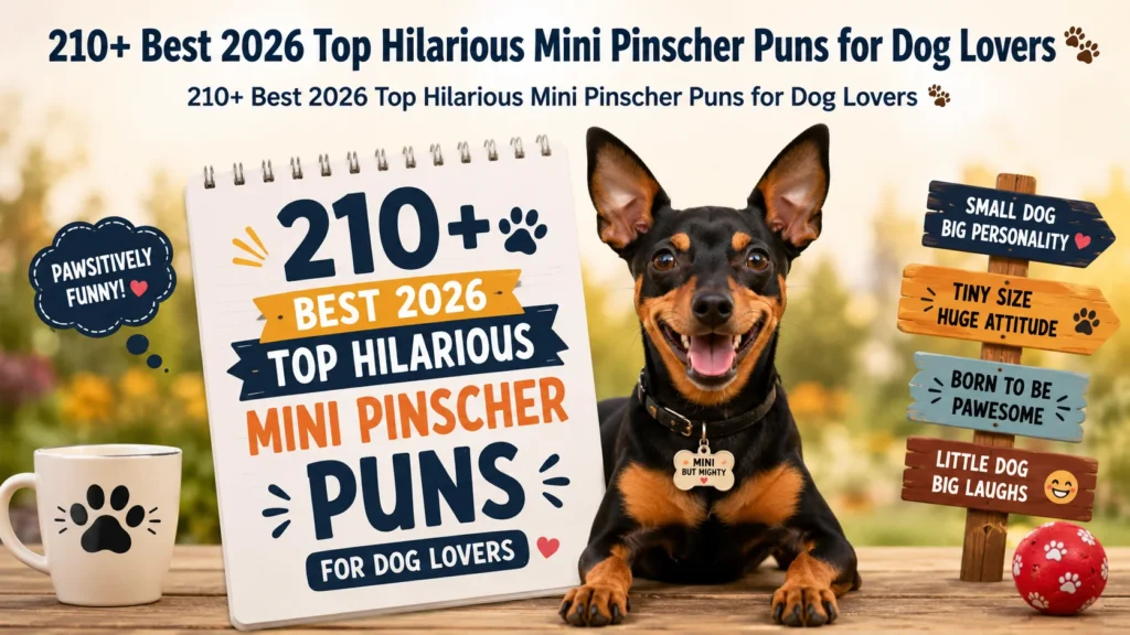 Hilarious Mini Pinscher Puns for Dog Lovers