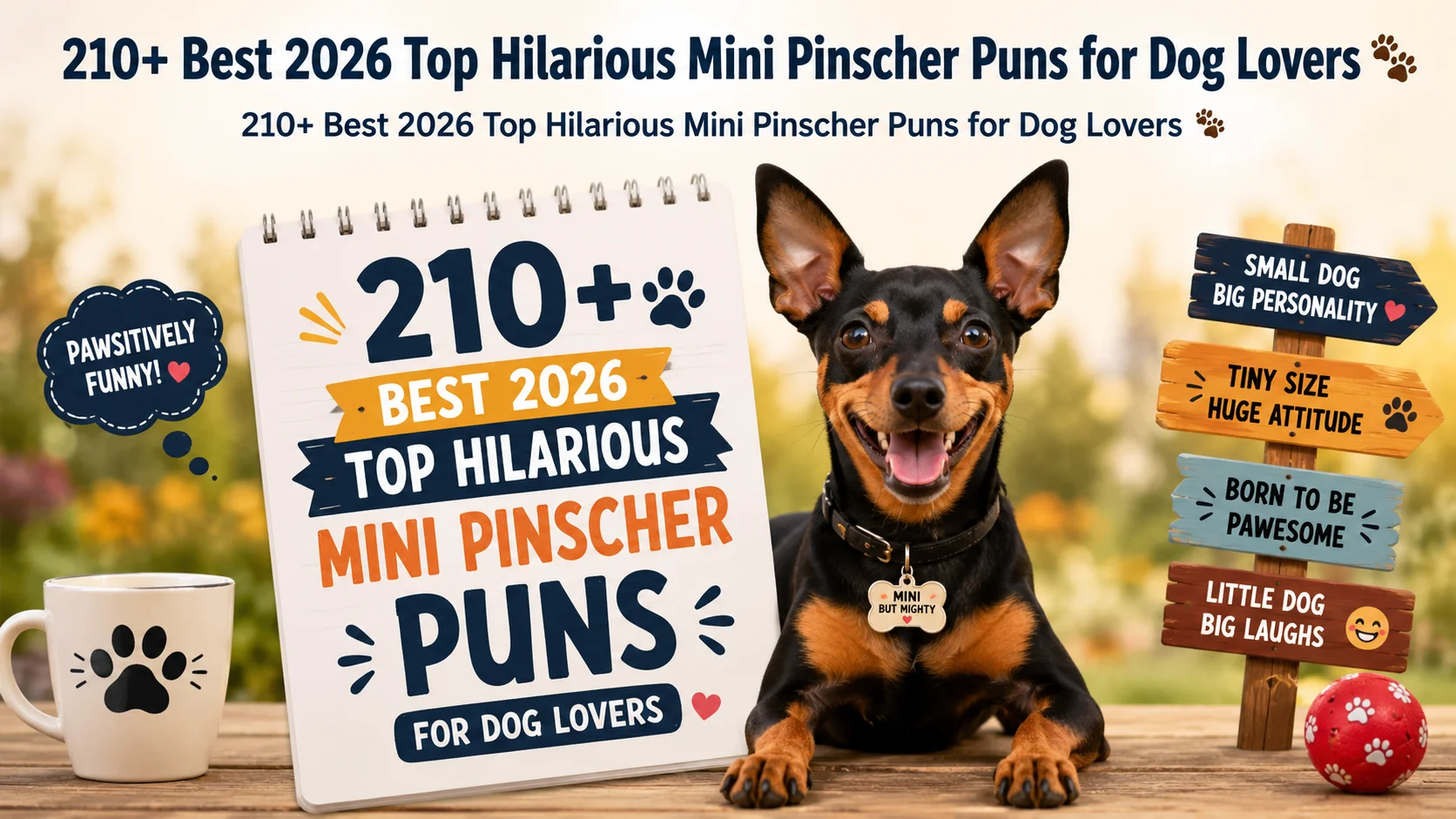 Hilarious Mini Pinscher Puns for Dog Lovers