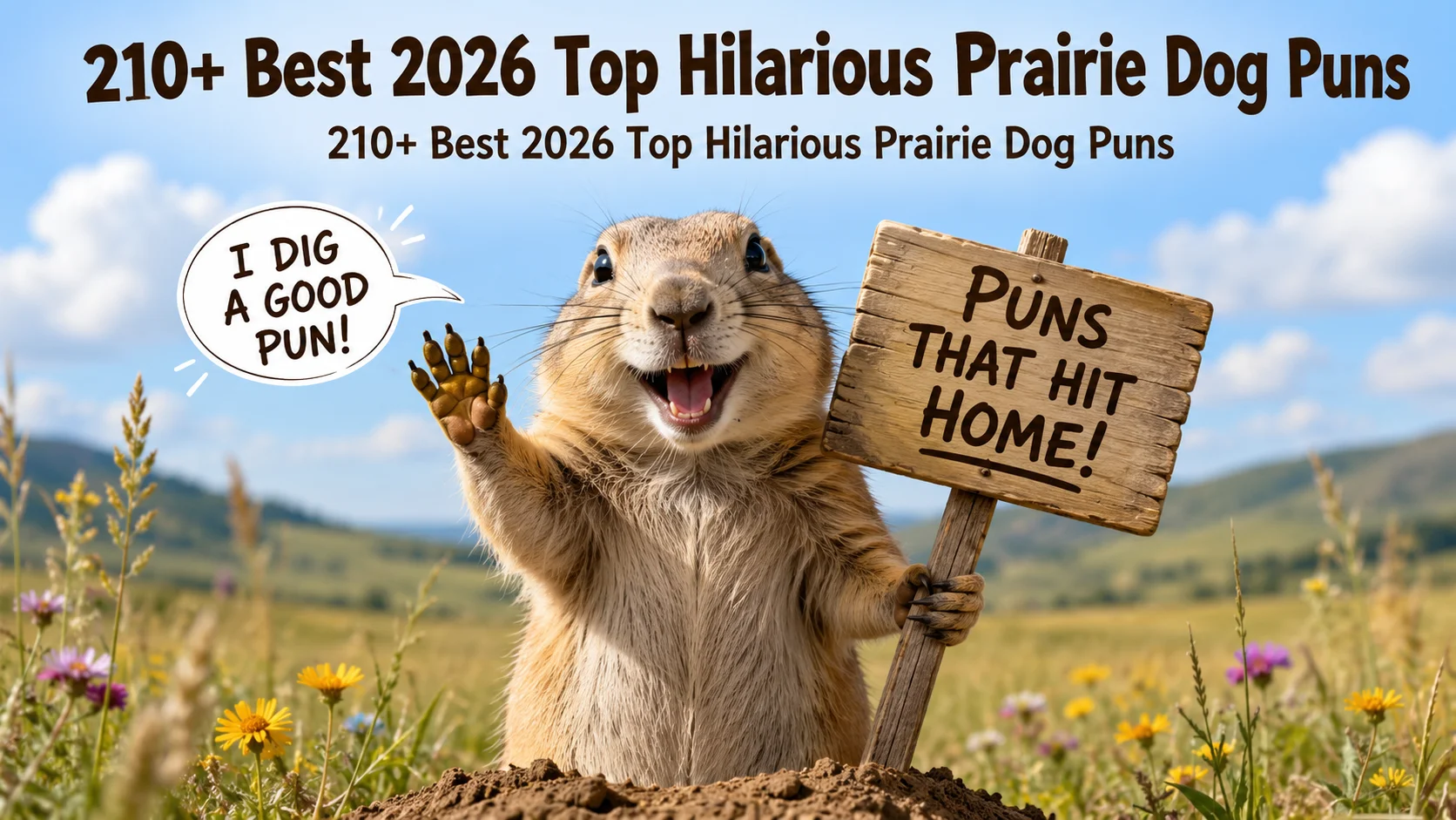 Hilarious Prairie Dog Puns