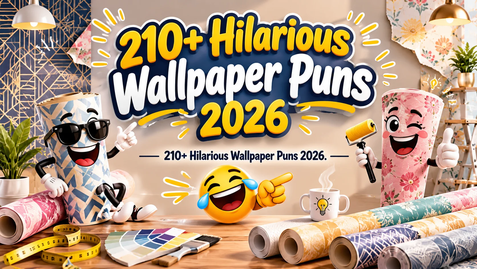 Hilarious Wallpaper Puns