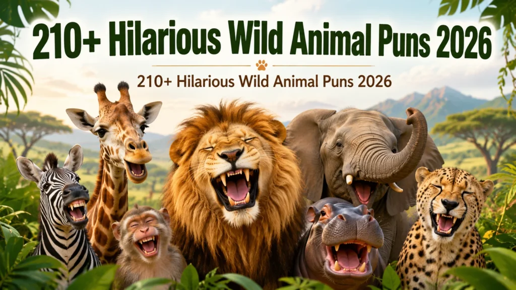 Hilarious Wild Animal Puns