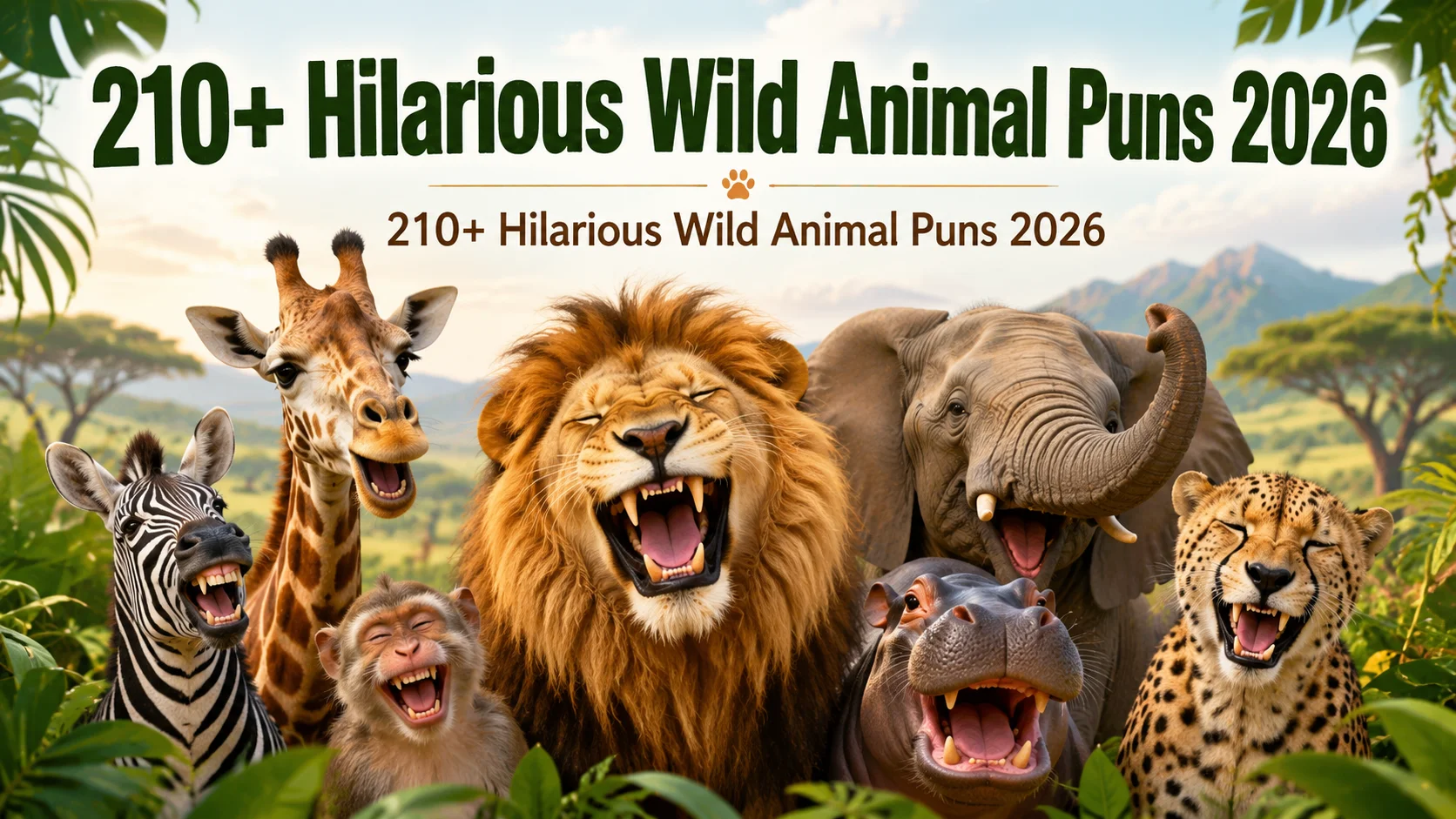 Hilarious Wild Animal Puns