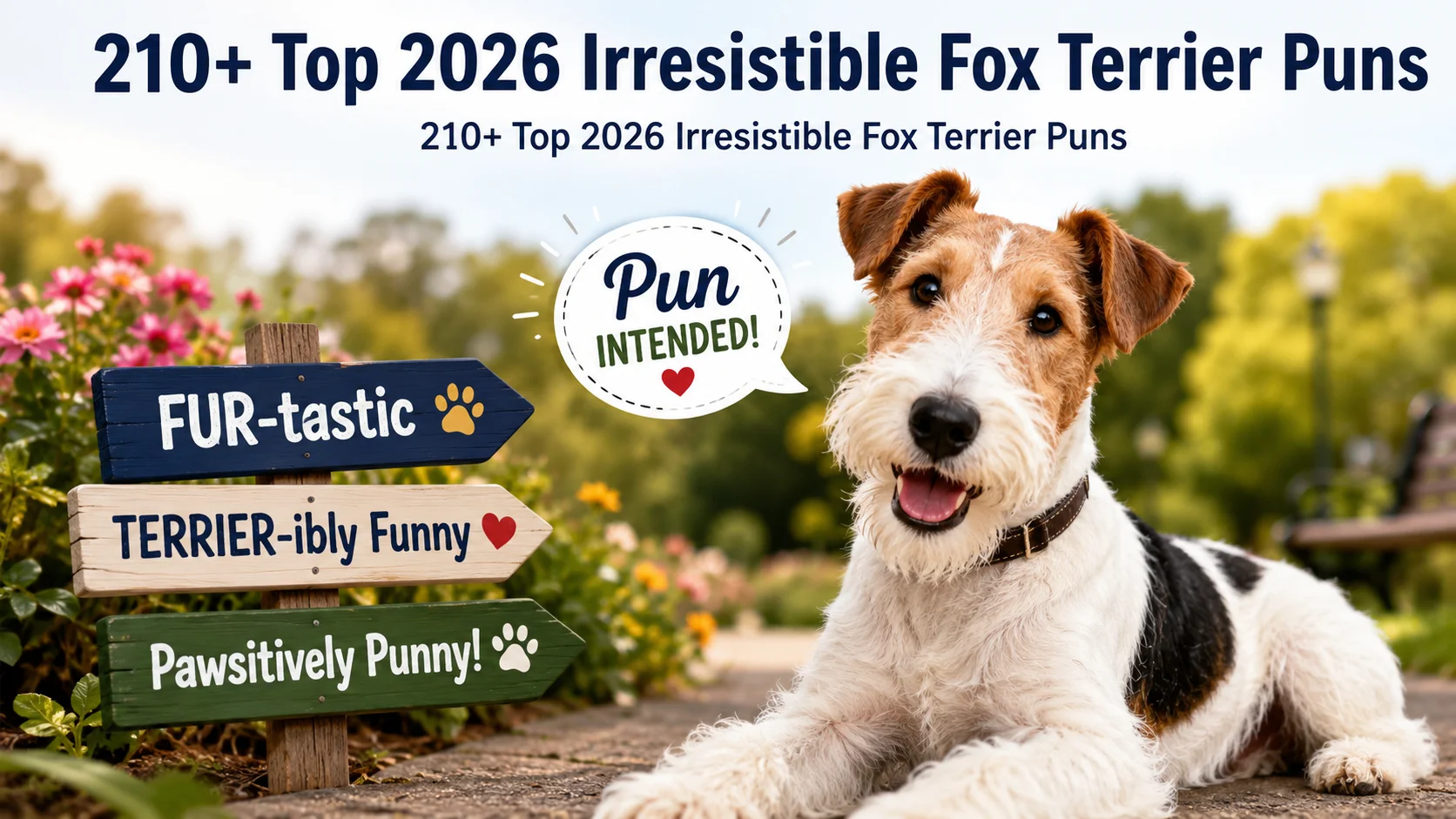 Irresistible Fox Terrier Puns