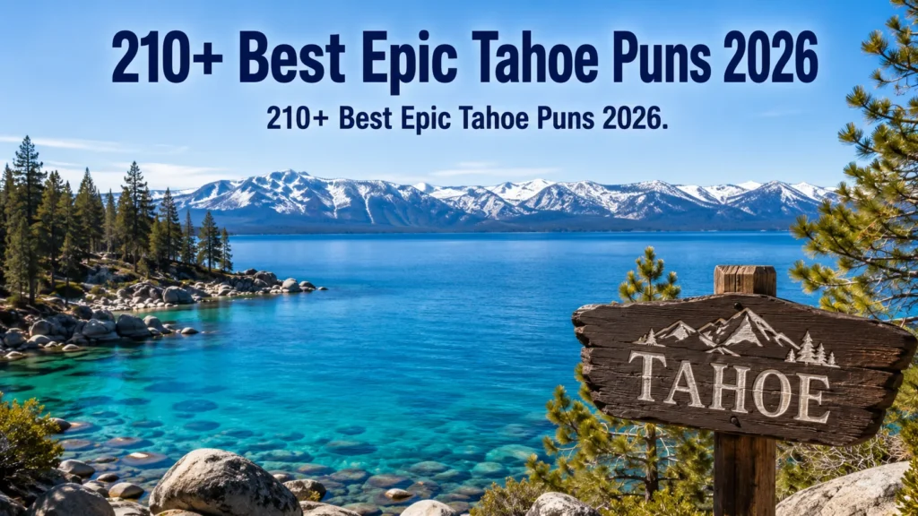 Best Epic Tahoe Puns