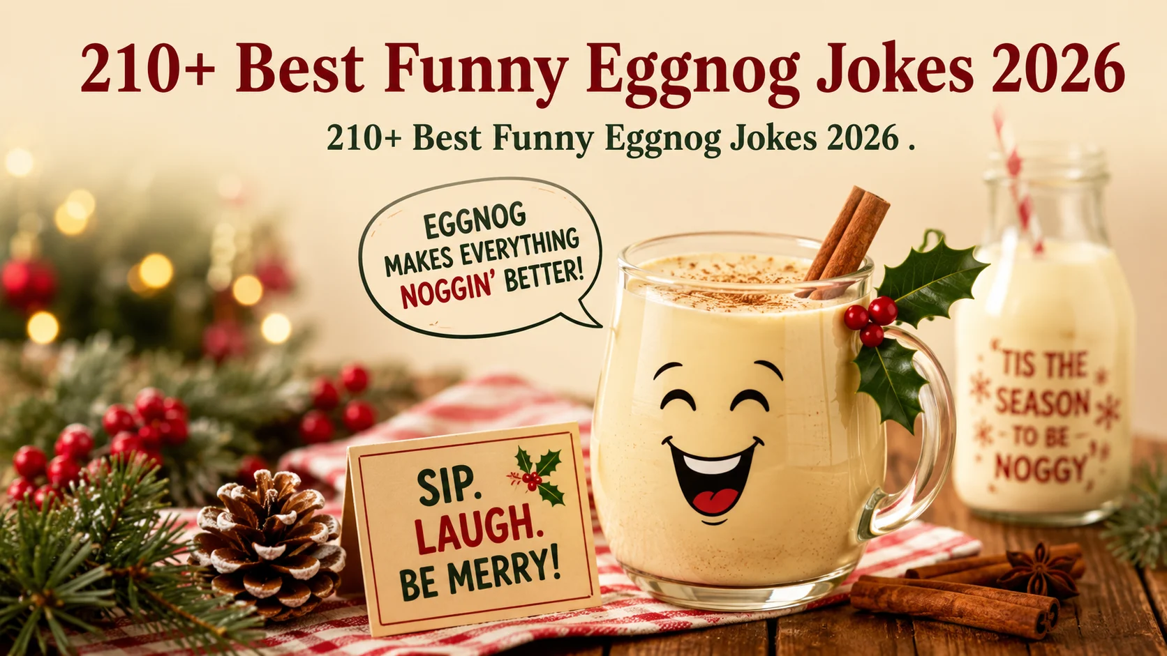 Best Funny Eggnog Jokes