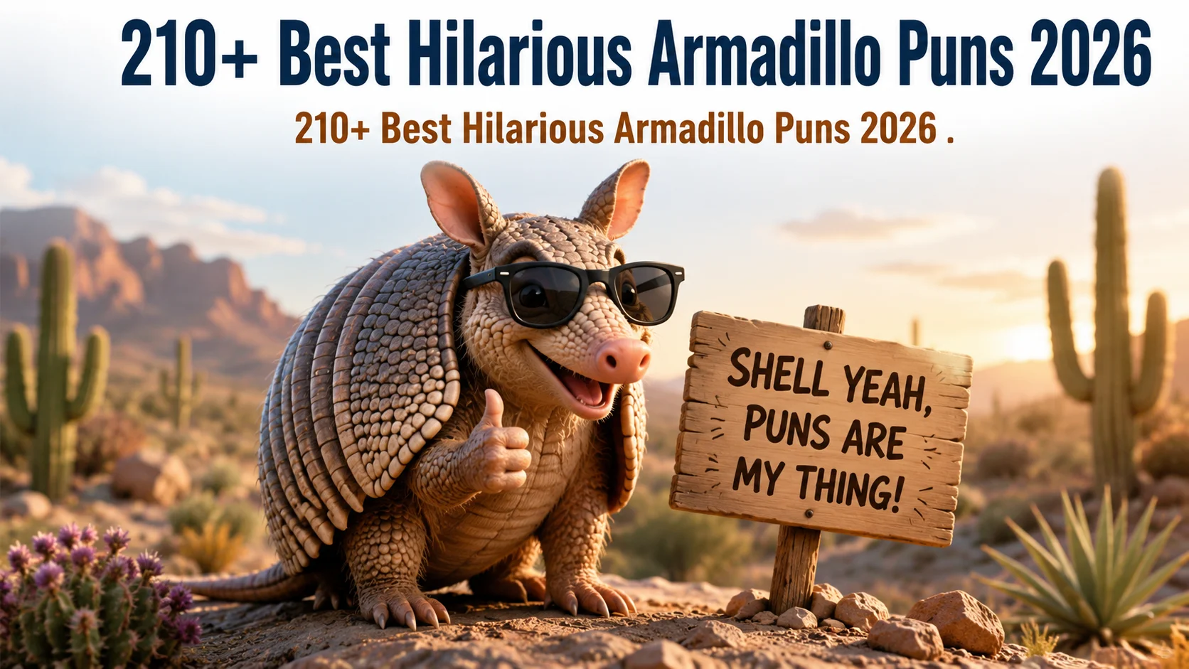 Best Hilarious Armadillo Puns