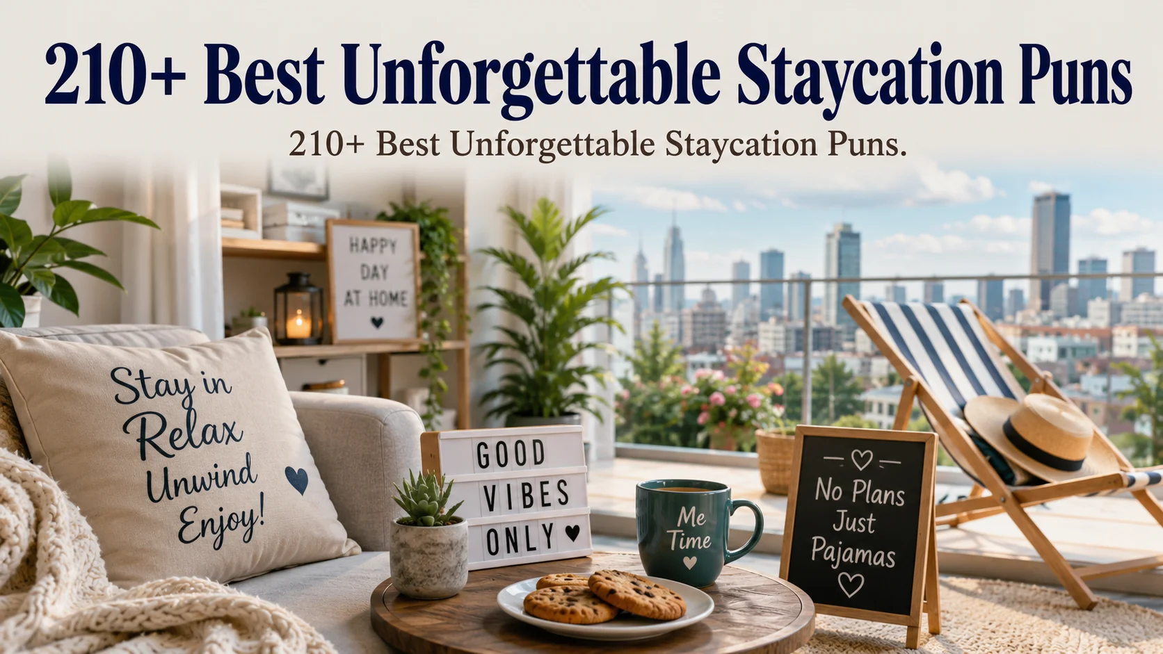 Best Unforgettable Staycation Puns